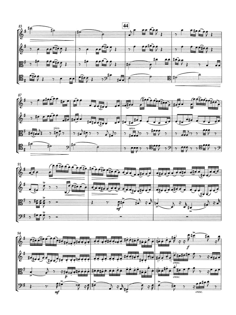 Strings Quartets No. 1 & 2 (op. 112 & op. 153)（ポケットスコア）