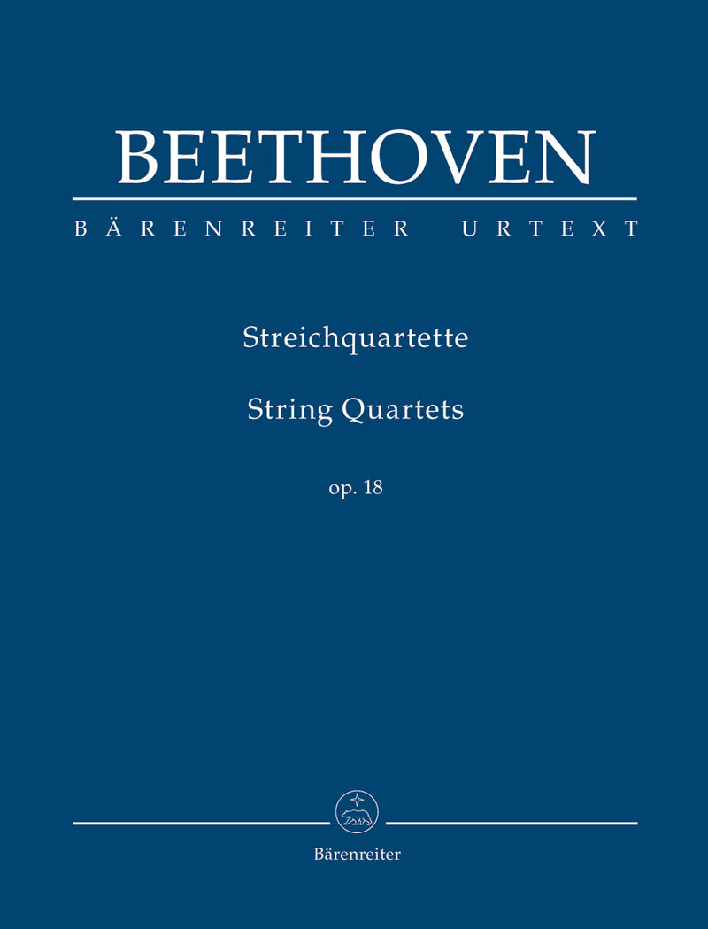 String Quartets op. 18（ポケットスコア）