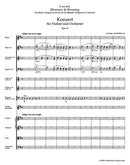 Concerto for Violin and Orchestra D major op. 61 [study score]