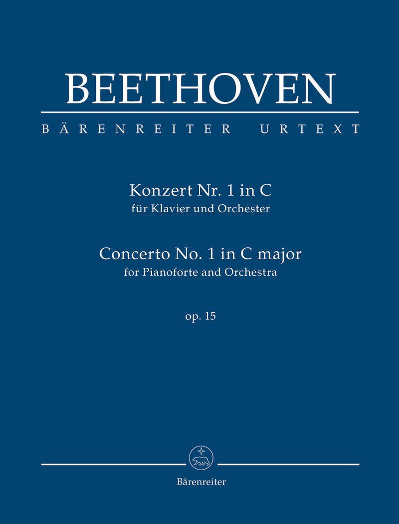 Concerto for Pianoforte and Orchestra Nr. 1 C major op. 15 [study score]