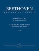Concerto for Pianoforte and Orchestra Nr. 3 C minor op. 37 [study score]