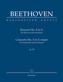Concerto for Pianoforte and Orchestra Nr. 4 G major op. 58 [study score]