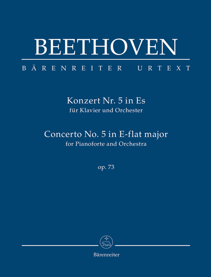 Concerto for Pianoforte and Orchestra Nr. 5 E-flat major op. 73 [study score]