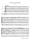 Christ lag in Todesbanden [study score]