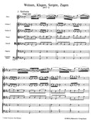 Weinen, Klagen, Sorgen, Zagen BWV 12（ポケットスコア）