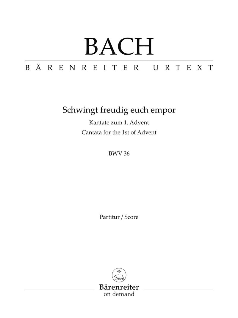 Schwingt freudig euch empor, BWV 36 (Final version)（ポケットスコア）