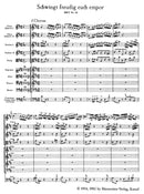 Schwingt freudig euch empor, BWV 36 (Final version)（ポケットスコア）