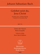 Gelobet seist du, Jesu Christ, BWV 91（ポケットスコア）