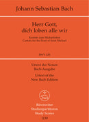 Herr Gott, dich loben alle wir BWV 130（ポケット・スコア）