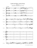 Lobe den Herrn, meine Seele BWV 143（ポケットスコア）