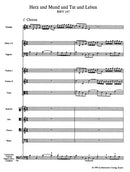 Herz und Mund und Tat und Leben（ポケット・スコア）, BWV 147