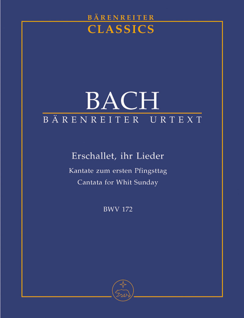 Erschallet, ihr Lieder, BWV 172（ポケットスコア）