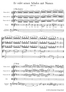 Er rufet seinen Schafen mit Namen, BWV 175（ポケットスコア）