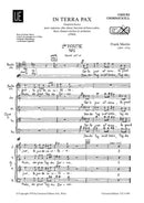 In Terra Pax [facsimile of composer's manuscript]