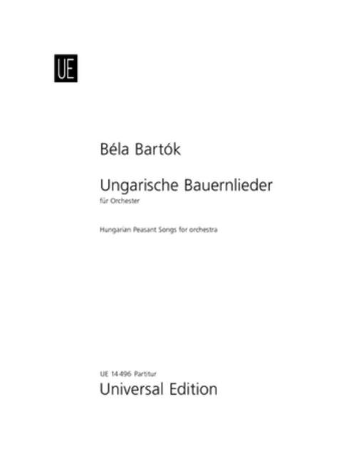 Ungarische Bauernlieder