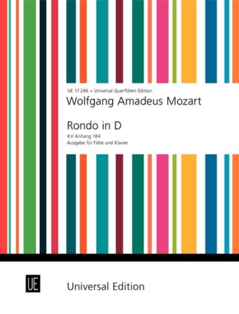 Rondo KV Anh. 184 [vocal/piano score]