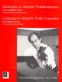 Cadenzas to Mozart's Violin Concertos zu KV 207; 211; 216; 218; 219