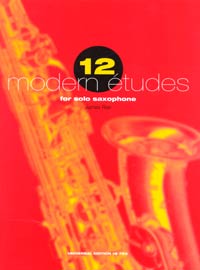 12 Modern Etudes [saxophone]