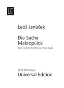 Die Sache Makropulos [text/libretto, New German edition]