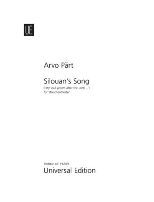 Silouan's Song