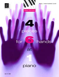 4 Pieces for 6 Hands at 1 Piano