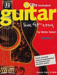 UE Guitar live & easy, with 2 CD's, vol. 1