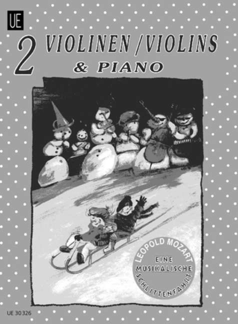 Eine musikalische Schlittenfahrt [2 violins and piano]