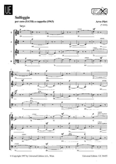 Solfeggio [mixed choir (SATB) a cappella]