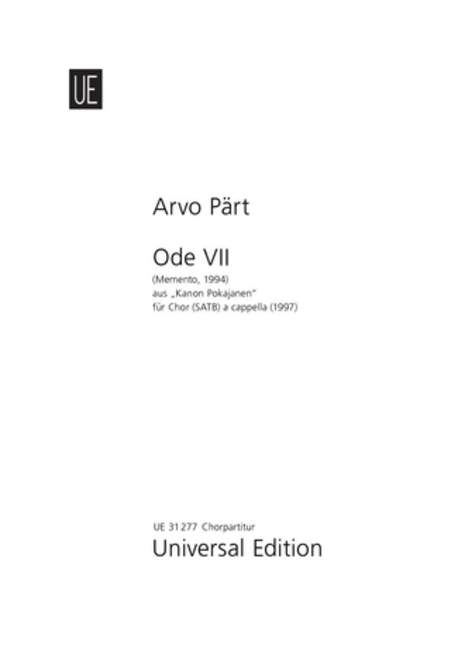 Ode VII (Memento)