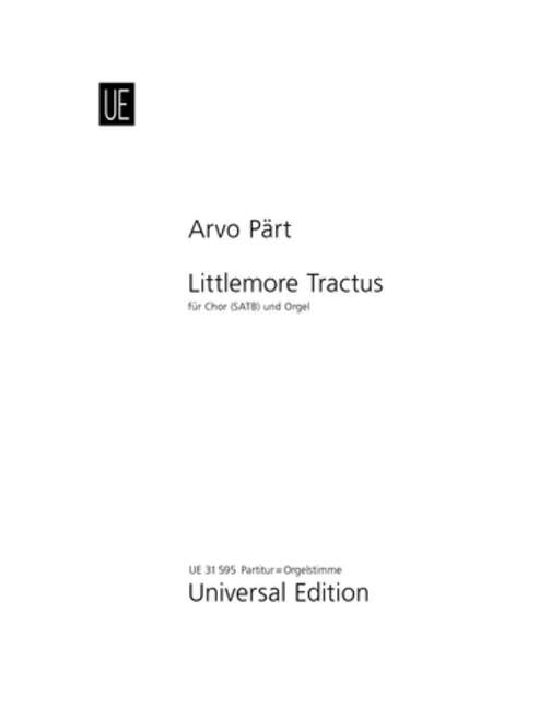 Littlemore Tractus [organ score]