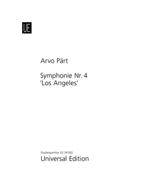 Symphonie Nr.4 ‘Los Angeles’