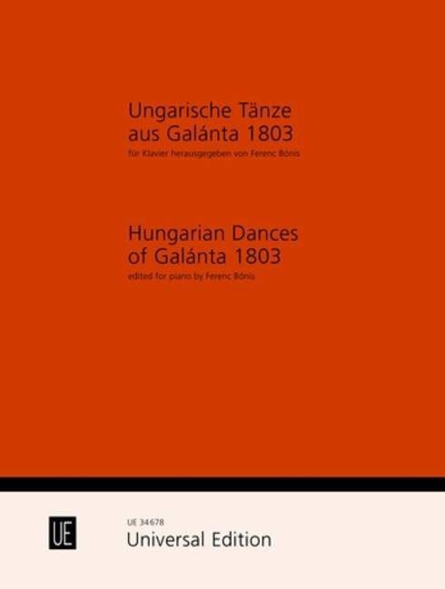 Ungarische Tänze aus Galánta 1803