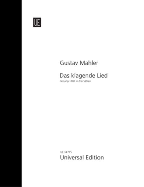 Das klagende Lied (Original version 1880) [score ハードカバー]