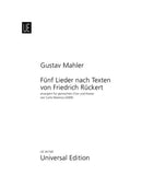5 Lieder nach Texten von Friedrich Rückert