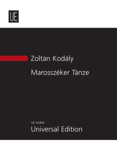 Marosszéki Táncok - Marosszéker Tänze [study score]