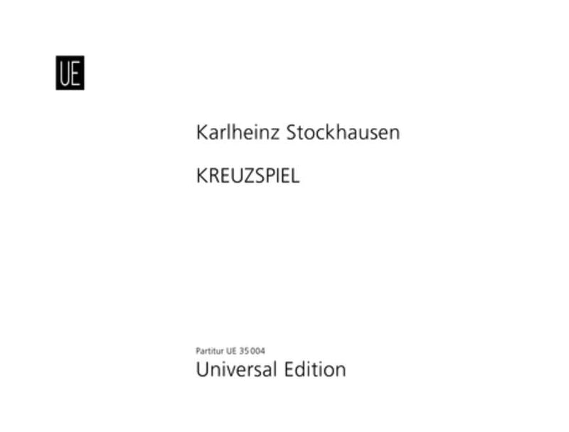 Kreuzspiel Nr. 1/7