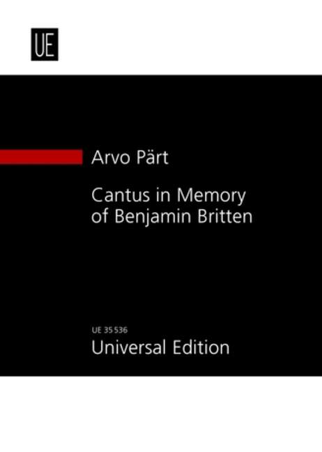 Cantus in Memory of Benjamin Britten