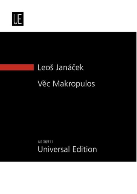 Die Sache Makropulos (revised edition by Jirí Zahrádka) [study score]