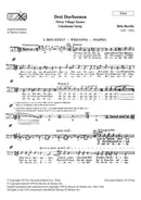 3 Dorfszenen [合唱楽譜]