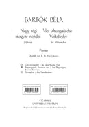 4 altungarische Volkslieder