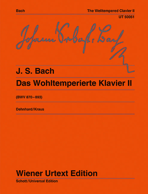 Das Wohltemperierte Klavier BWV 870-893 Teil II