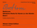 Sämtliche Werke für Klavier zu vier Händen = Complete Works for Piano Four Hands, vol. 1