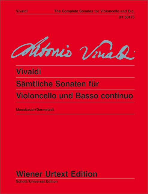 Sämtliche Sonaten für Violoncello und Basso continuo