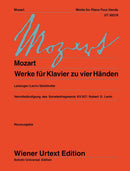 Werke für Klavier zu vier Händen = Works for Piano 4 Hands