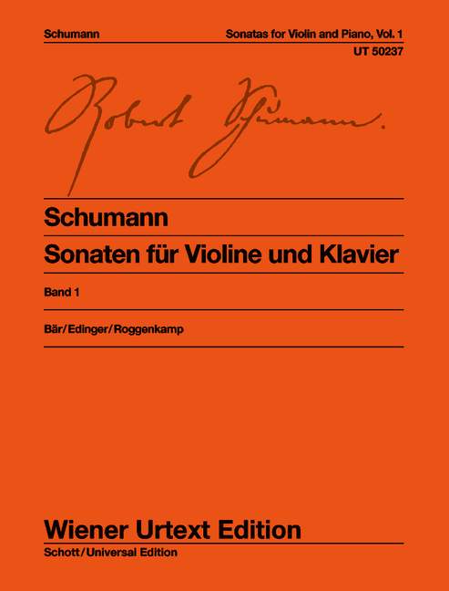 Sonaten für Violine und Klavier, vol. 1 (op. 105 & op. 121)