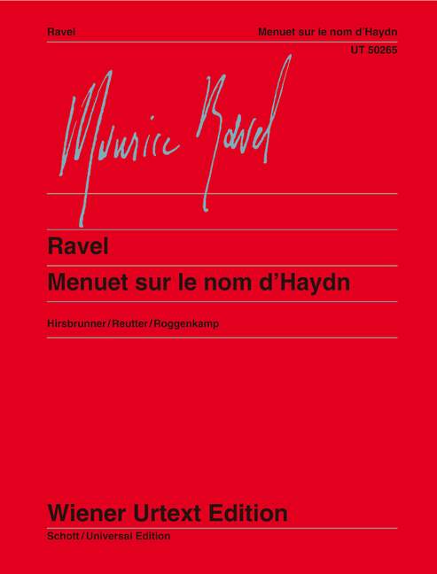 Menuet sur le nom d'Haydn