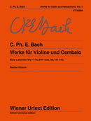 Werke für Violine und obligates Cembalo (Klavier) = Works for violin and harpsichord, vol. 1