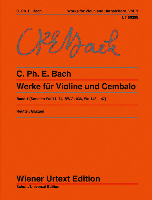 Werke für Violine und obligates Cembalo (Klavier), vol. 1