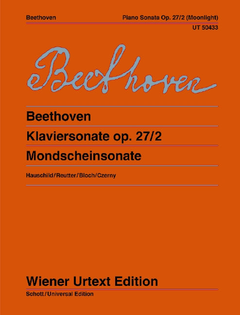 Klaviersonate (Mondscheinsonate) op. 27/2