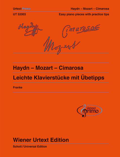 Haydn - Mozart - Cimarosa（英語・ドイツ語）